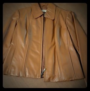 Preston & York Petites Leather Jacket